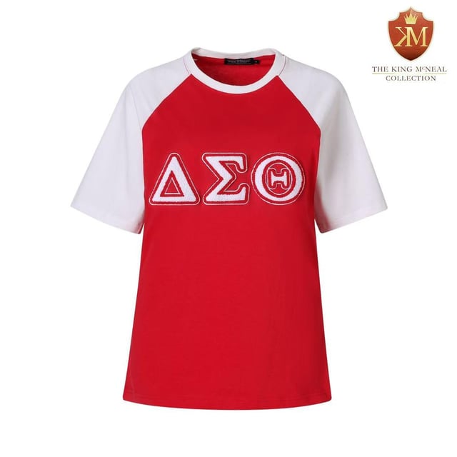 Delta Red Chenille Premium Raglan Shirt