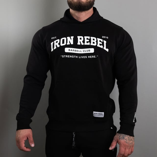 IR Barbell Club Hoodie (Black)