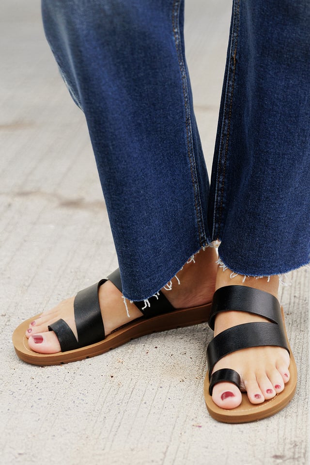 Corky's Just a Fling Black Sandal