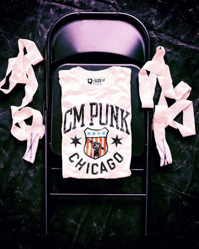 CM Punk Chicago White Tee