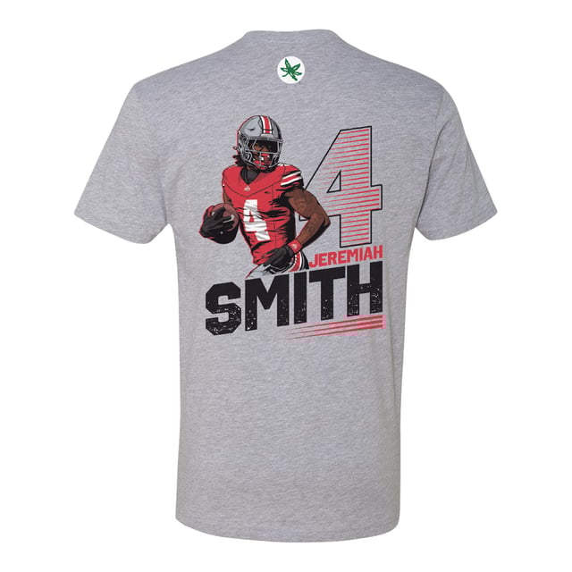 Ohio State Buckeyes #4 Jeremiah Smith Big Number T-Shirt