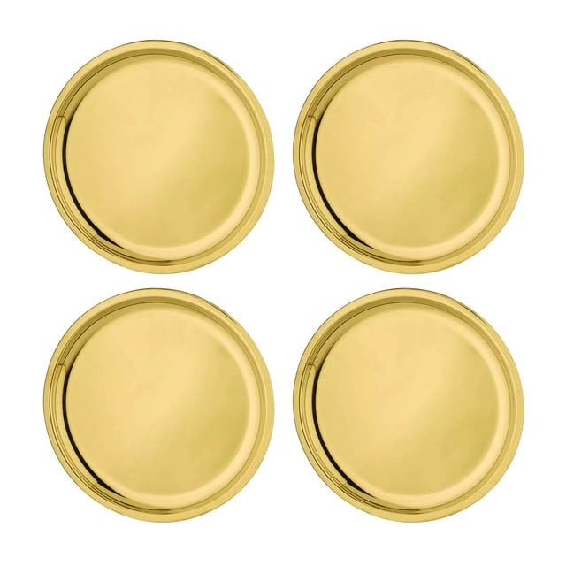 Gold Purposeful Plates (Pack of 4)