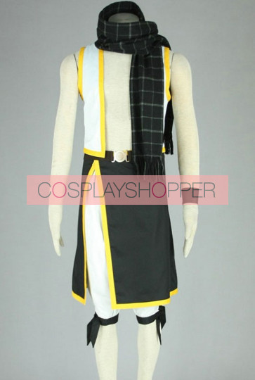 Fairy Tail Natsu Dragneel Cosplay Costume - 2nd Edition