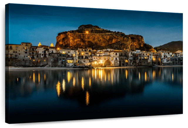 Cefalu At Night Wall Art