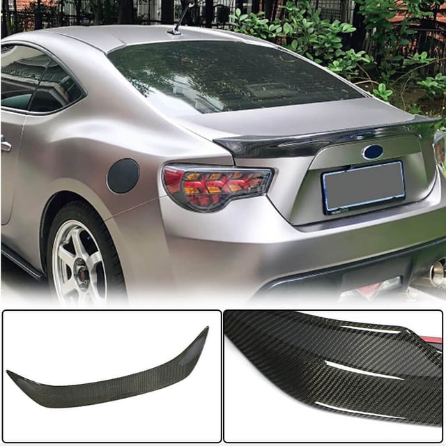Subaru BRZ Toyota GT86 FT86 Scion FR-S Rear Trunk Spoiler Carbon Fiber