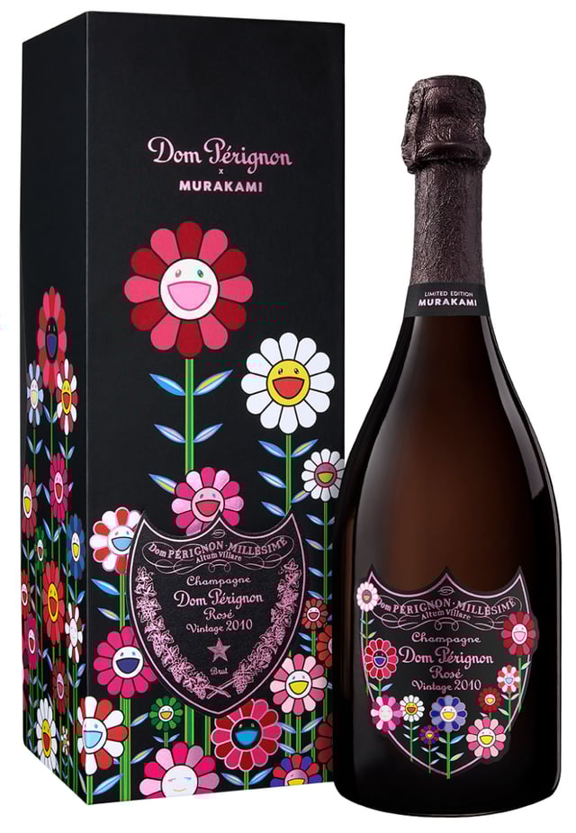Dom Perignon Rose Limited Edition Gift Box by Takashi Murakami 2010