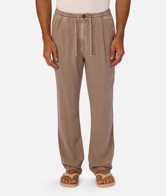 The New Capri Linen Pant - Sandrift