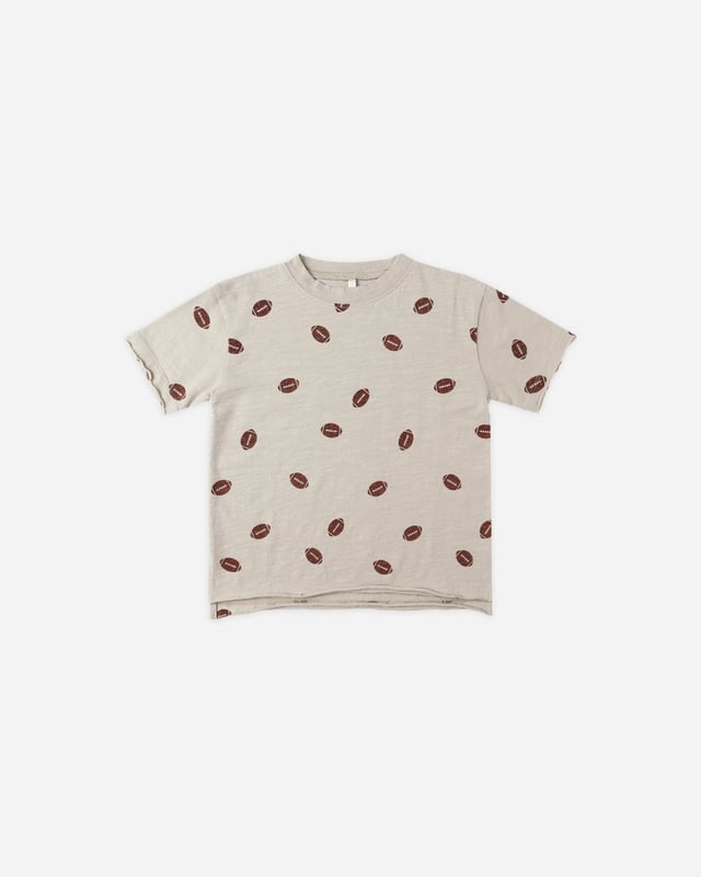 Raw Edge Tee || Footballs