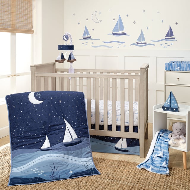 Little Skipper 3-Piece Crib Bedding Set