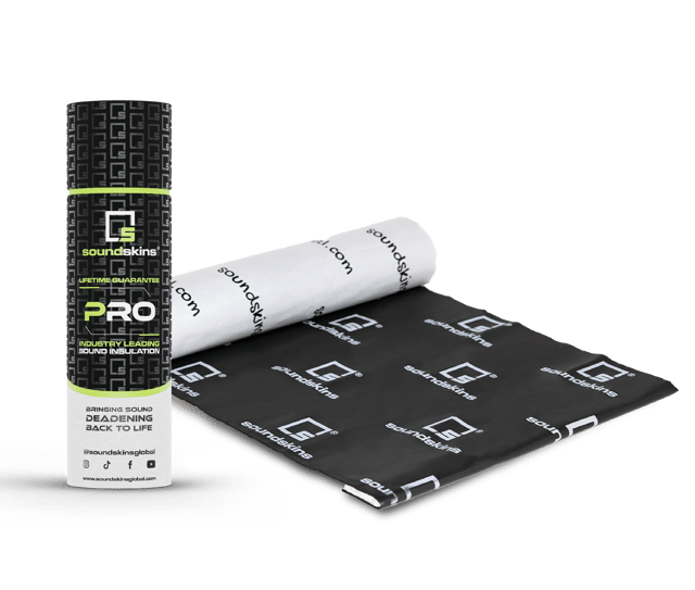 SoundSkins | Pro Two Door Sound Deadening Kit | SSPRO-1 | 3 Layers (Acoustic Foam, Foil, Rubber Butyl), 11 sq ft