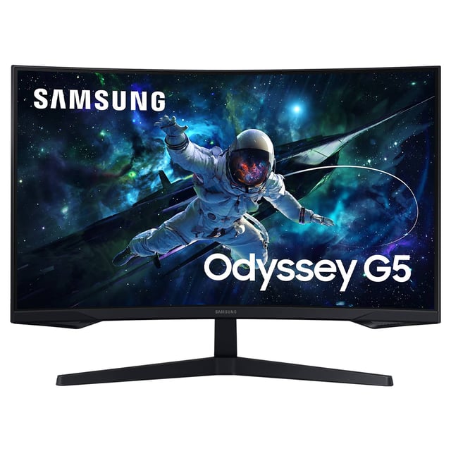 Buy Samsung Odyssey G55C QHD 165Hz FreeSync Curved 32in Monitor [LS32CG552EEXXY] | PC Case Gear Australia