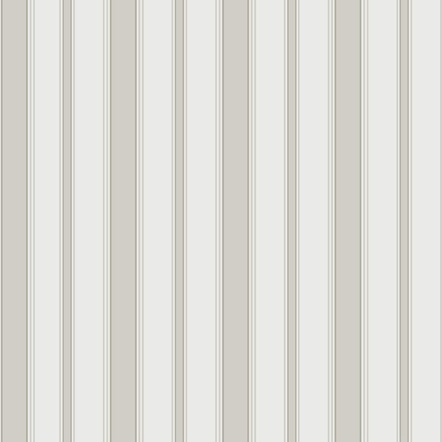 Cole & Son Cambridge Stripe Stone/White Wallpaper