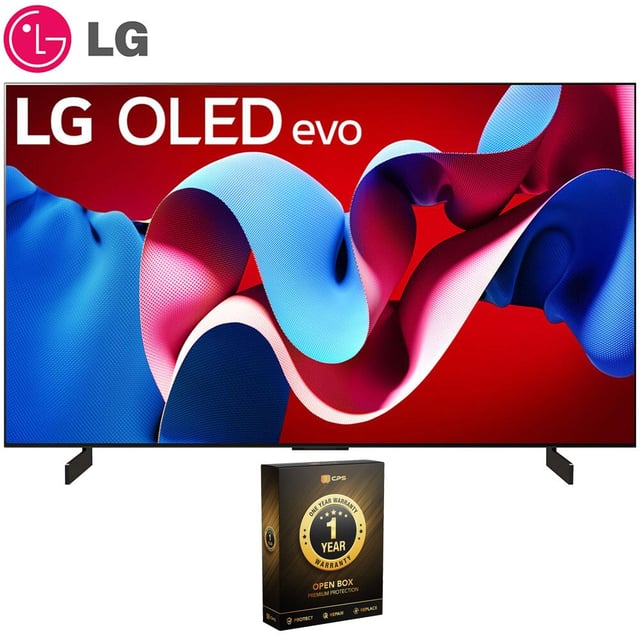 LG 42 Inch Class OLED evo C4 Series Smart TV 2024 Open Box with 1 Year Warranty