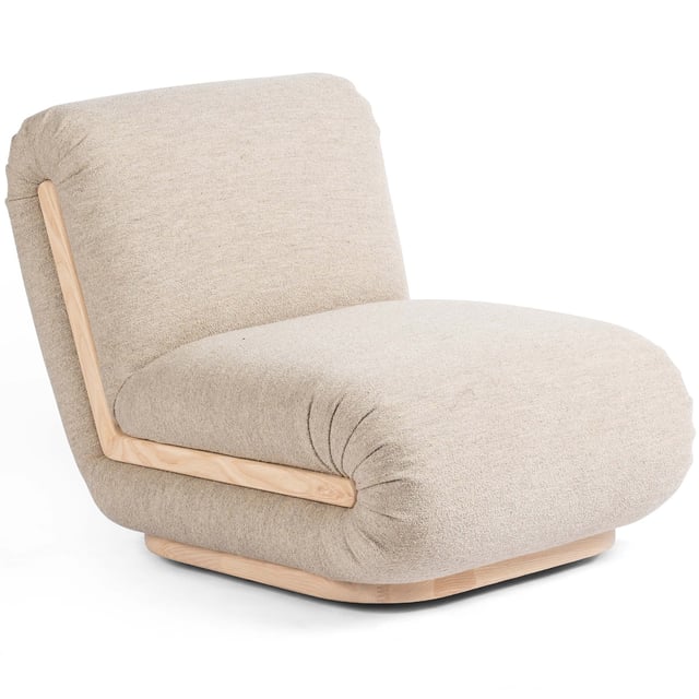 Tricia Swivel Chair, Athena Taupe by Four Hands