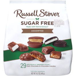 Sugar Free Assorted Chocolate Candy, 15.7 oz bag