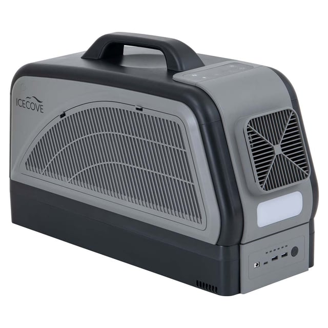 SUNJOY IceCove Portable Air Conditioner with 1 Power Bank for Outdoor Tents and Indoors - Gray