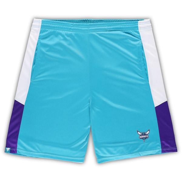 Men's Charlotte Hornets Fanatics Teal Big & Tall Champion Rush Practice Shorts