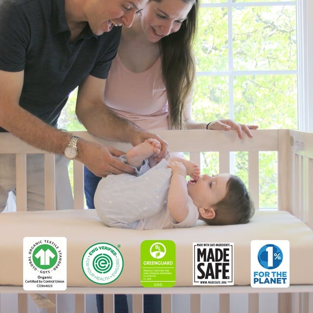 Breathable Organic Mini Crib Mattress