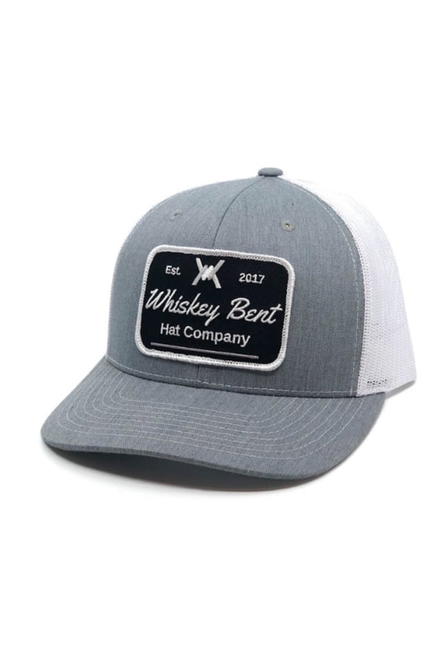 Whiskey Bent The Cheyenne Trucker Hat for Men in Grey | CHYN-W