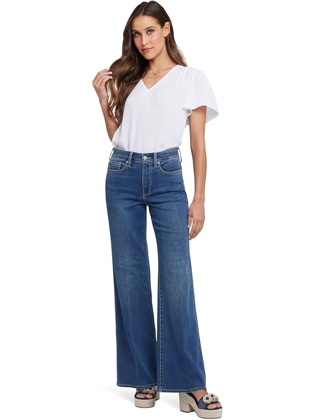 Mia Palazzo Jeans in Valencia Surf