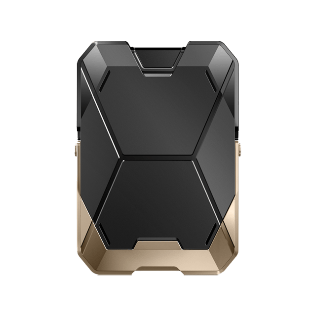 Magnetic Wallet with Stand-Gold