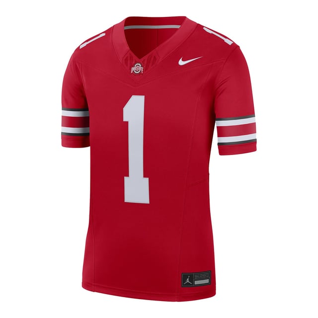 Ohio State Buckeyes Nike Limited #1 Scarlet Jersey