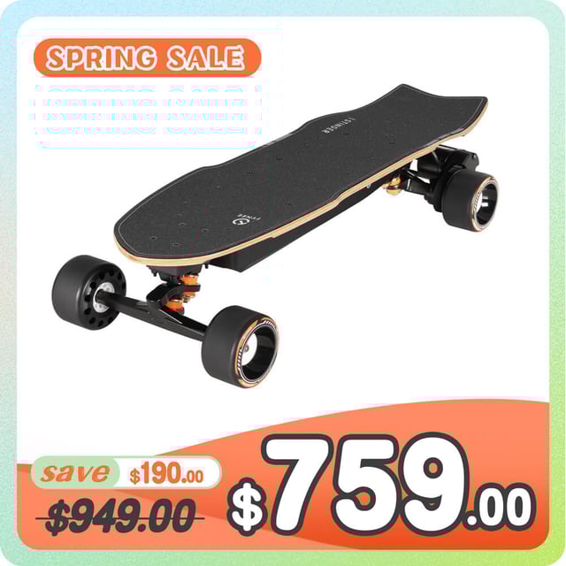 Tynee® Stinger Long Range DKP Electric Skateboard & Shortboard