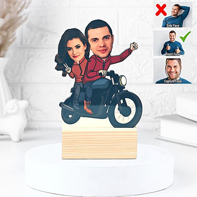 Buy/Send Personalised Couple Caricature Table Top Online- FNP