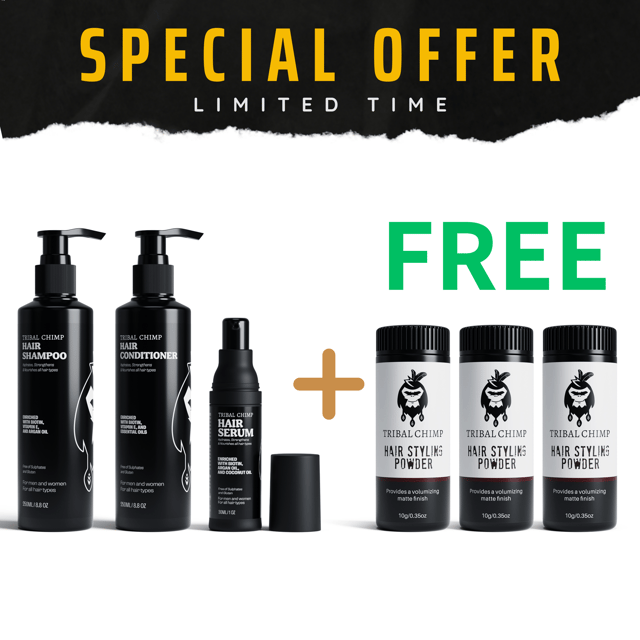 Hair Care Kit + 3PC Hair Styling Powder Free