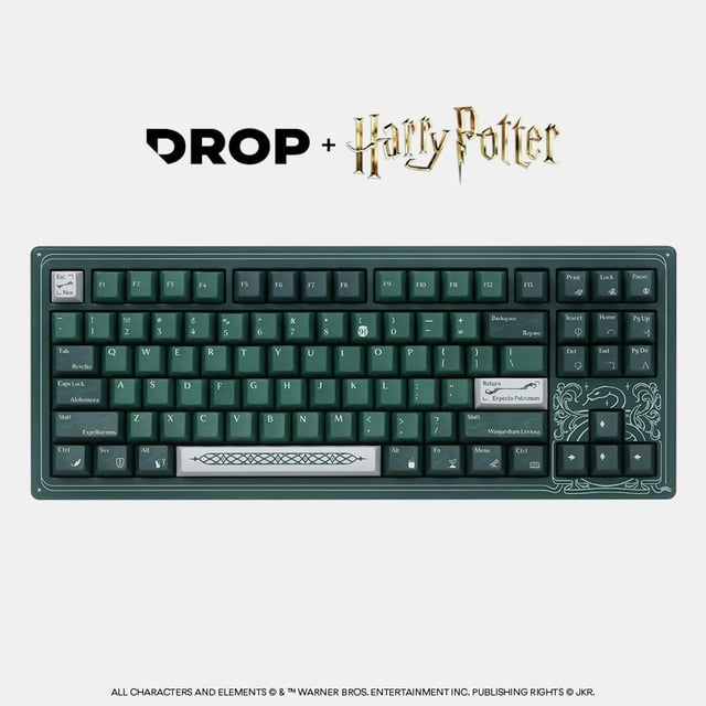 Drop + Harry Potter™ Slytherin™ CSTM80 Keyboard