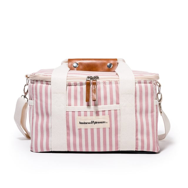 The Premium Cooler Bag - Lauren's Pink Stripe