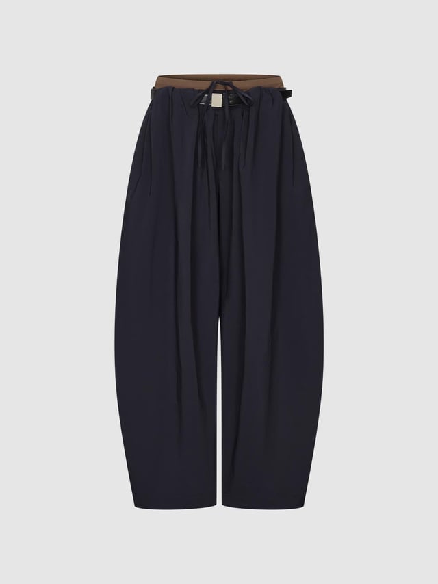 Curved-Leg Pants