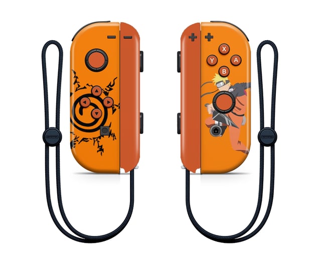 Naruto Orange Minimalist  Nintendo Switch Joycons Skin