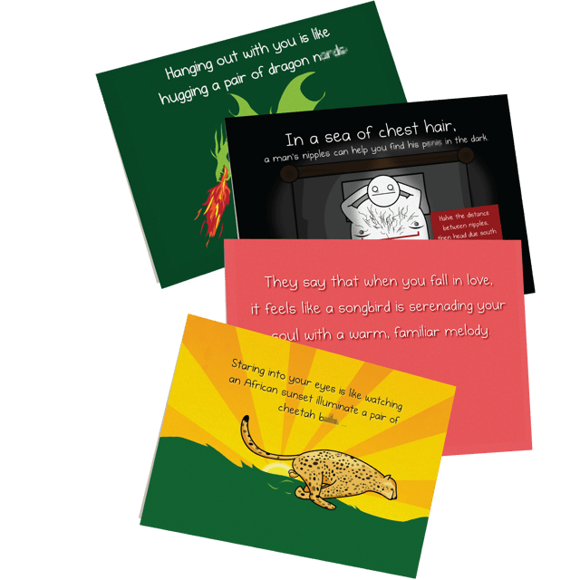 NSFW Love & Friendship Cards Vol. A - 4 pack