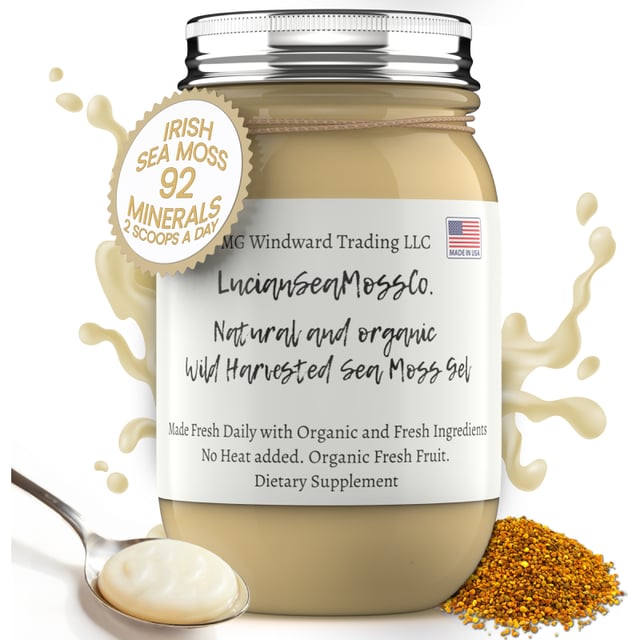 Bee Pollen Infused Organic Sea Moss Gel
