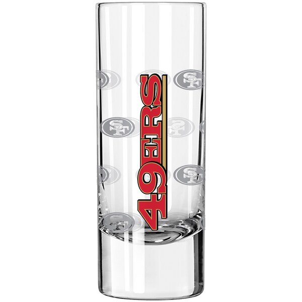 San Francisco 49ers 2.5oz. Satin-Etched Tall Shot Glass
