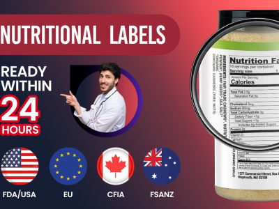 You will get Detailed Food/Supplement Product Label Review as per FDA/CFIA/EU Compliance
