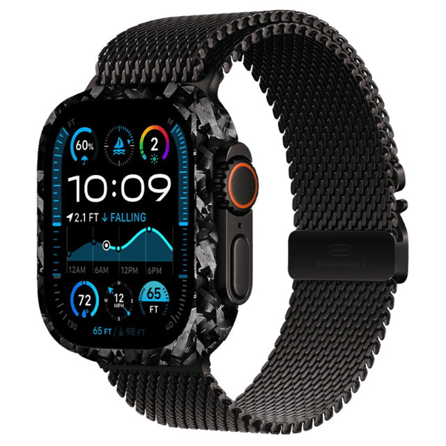 Apple Watch Real Forged Carbon Fiber Case