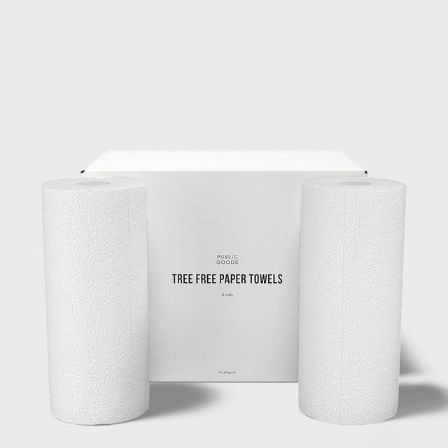 Tree-Free Paper Towels - 6 Roll Box
