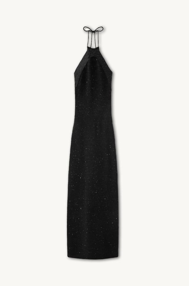 Katie Dress - Black Sequin