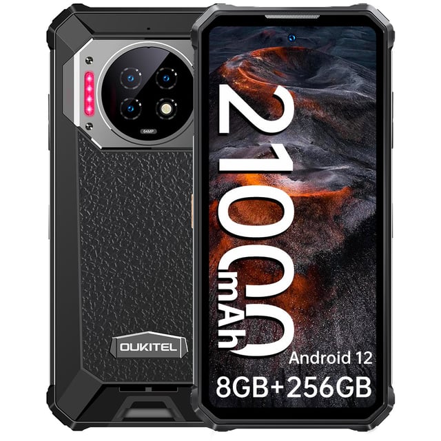 OUKITEL WP19 6.78-inch 21000mAh Battery 33W Fast Charge Rugged Phone(8+256GB NFC)