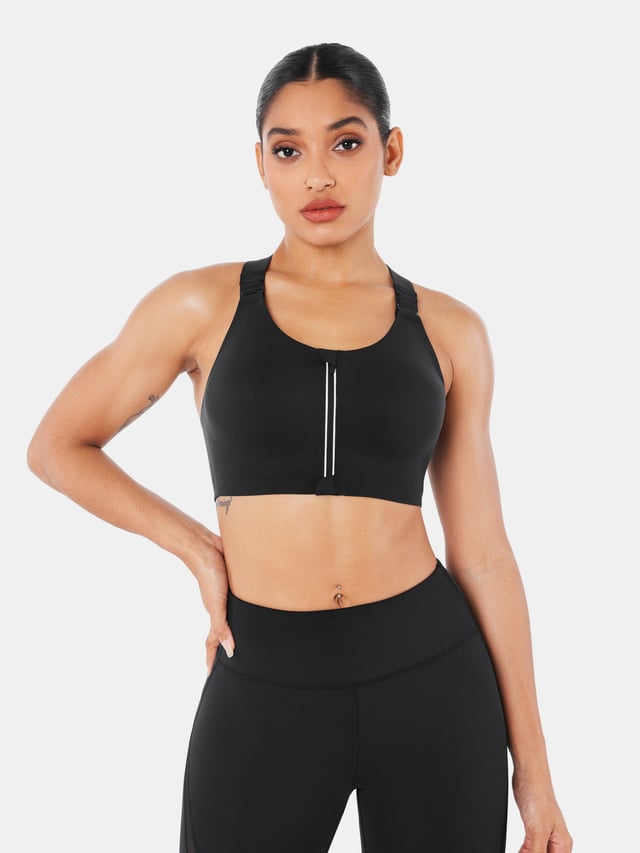 SpeedDry™ Front Zip Sports Bra