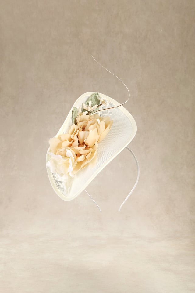 Elegant Floral Side Fascinator