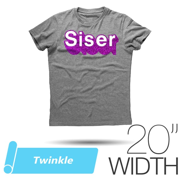 Siser TWINKLE Heat Transfer Vinyl 20" - By the Yard