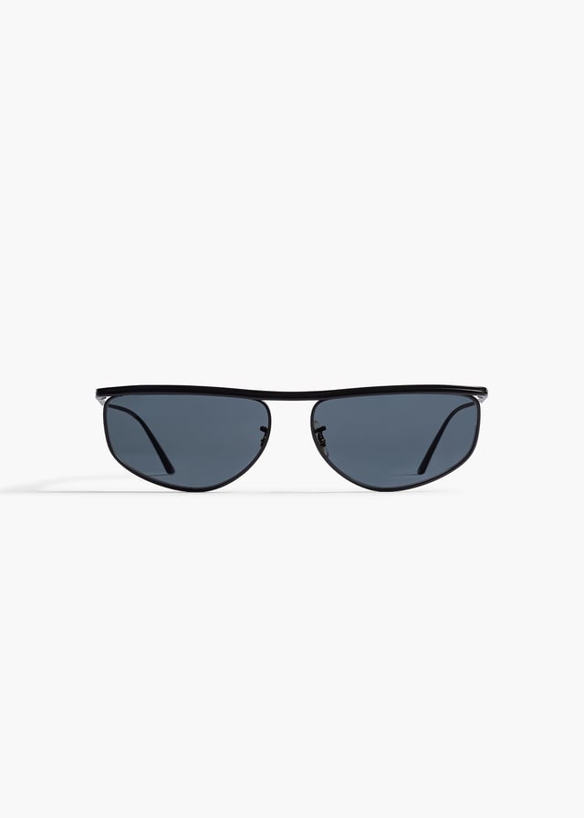 KHAITE x Oliver Peoples 1986C in Matte Black and Grey