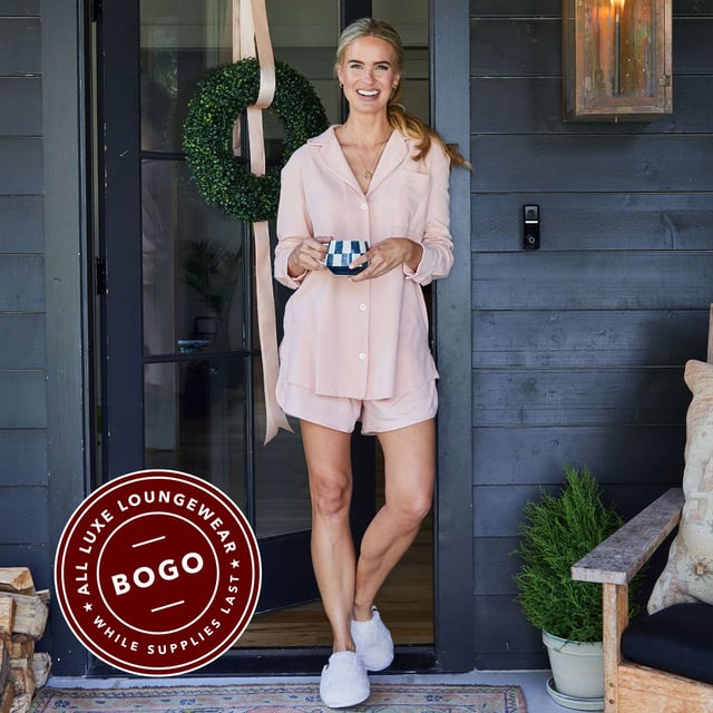 Luxe Knit Short Set with Bias Detail
