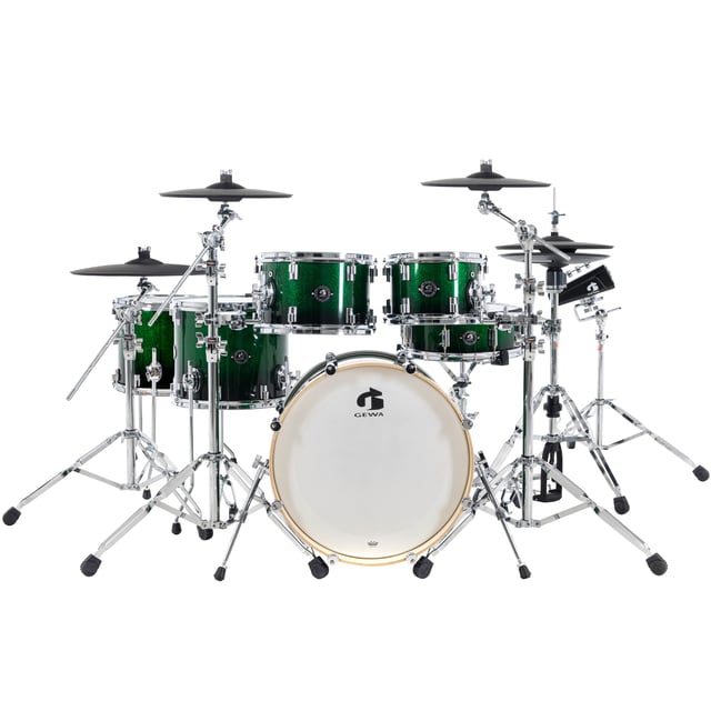 GEWA G9 Pro 6 LTD Electronic Drum Set - Sherwood Green