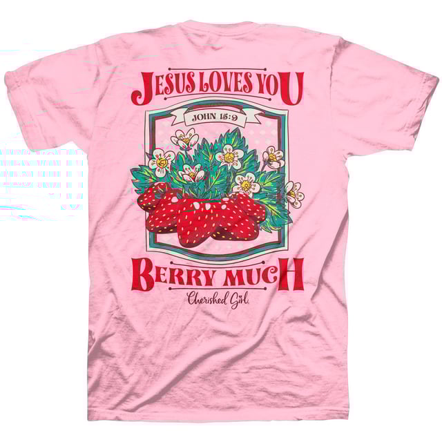 Cherished Girl Womens T-Shirt Berry Much
