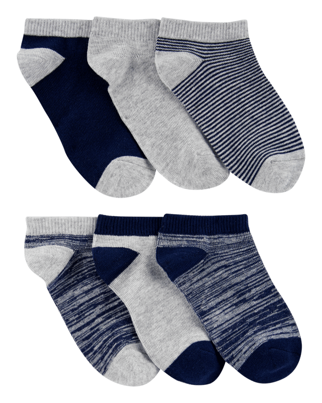 Kid 6-Pack No-Show Socks