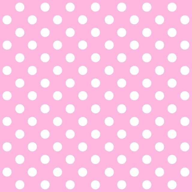 Polka Dots (White & Pink Pattern)